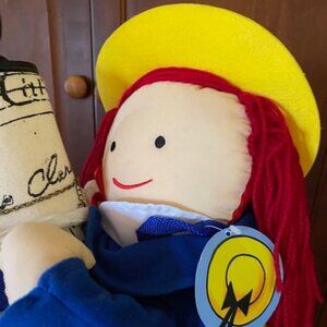 New Vintage 2002 Madeline Plush Doll Backpack 22"